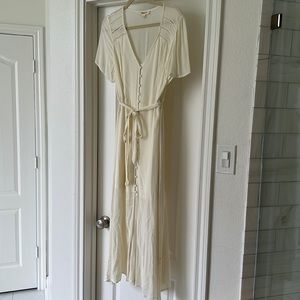 Cream MIDI Dress